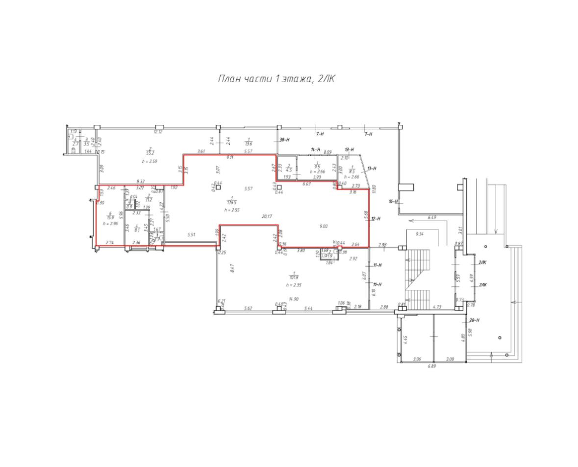 Торговая площадь, ПСН в Торговом комплексе, 174,3 м2  (Невский район) 