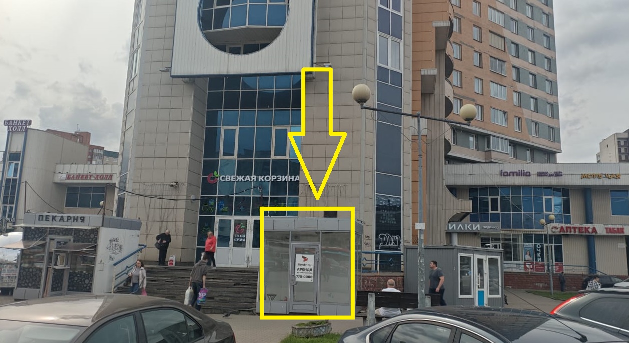 Отдельный торговый павильон 7,5 кв метров у метро Большевиков