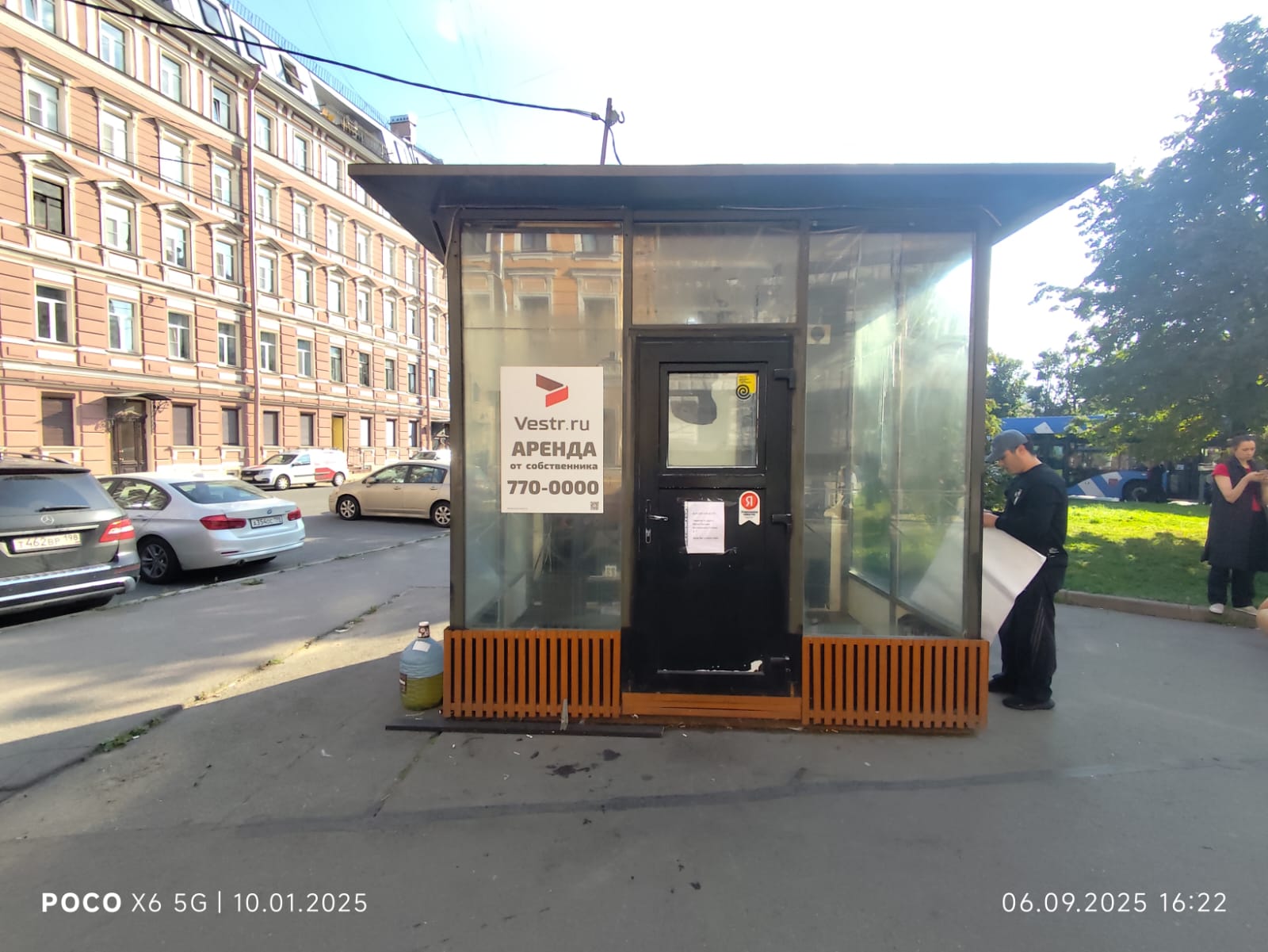 Торговый павильон в Петроградском районе, ул. Блохина, 23 Б