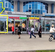 Секция в торговом павильоне 10 кв метров у метро Большевиков